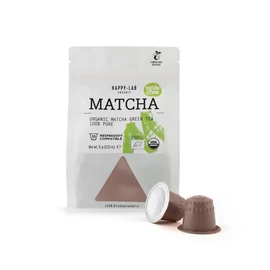 MATCHA - organikus matcha tea, lebomló, nespresso kompatibilis kapszulában (8db)