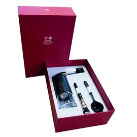 Különleges ajándék, díszdobozban! Peugeot kávéőrlő, L’arbre à café + 2db 125g-os szemes kávé ajándékba