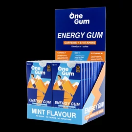 OneGum energy gum - 1 karton (20 doboz, 200 db rágó) OneGum energy gum - 1 karton (20 doboz, 200 db rágó)