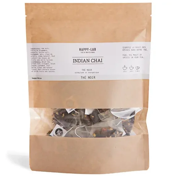 INDIAN CHAI - fekete tea, energizáló fűszerekkel (25db)