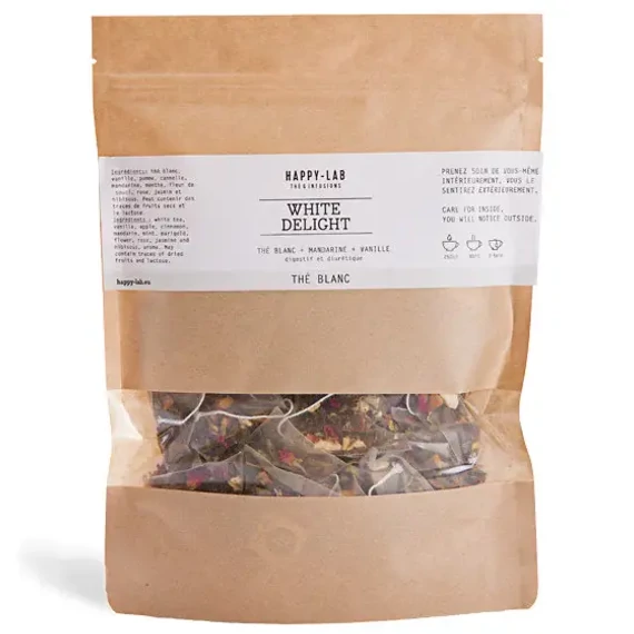 WHITE DELIGHT - fehér tea, mandarinnal és vaniliával (25db)